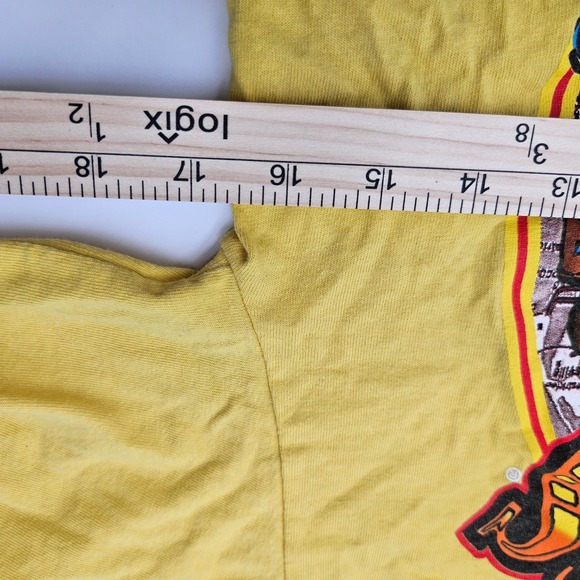 Cody Roadhouse Diner Cotton Yellow Graphic T Shirt Size S - Picture 7 of 9